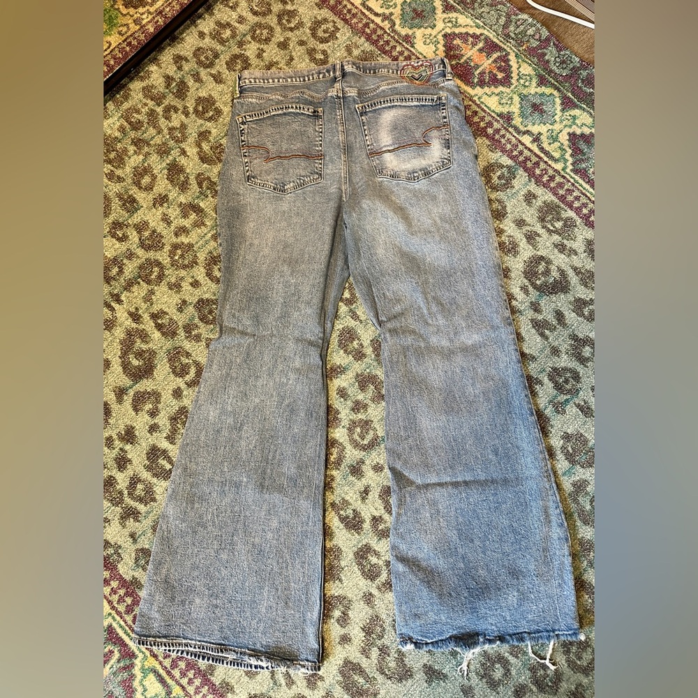 AEO Strigid Baggy Flare, Pride Edition with Colorful Detailing - Size 10 - Picture 5 of 8